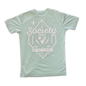 Society Of The Sun Be The Change Buckle Tee Size Medium